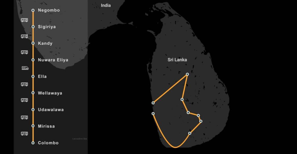 Sri Lanka reisiprogramm